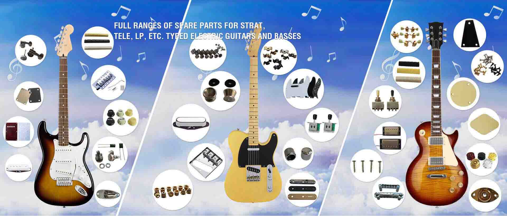 Strat Guitar Parts, Tele Guitar Parts, LP Guitar Parts