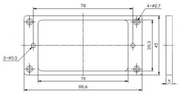 Humbucker Pickup Rings Flat Bottom