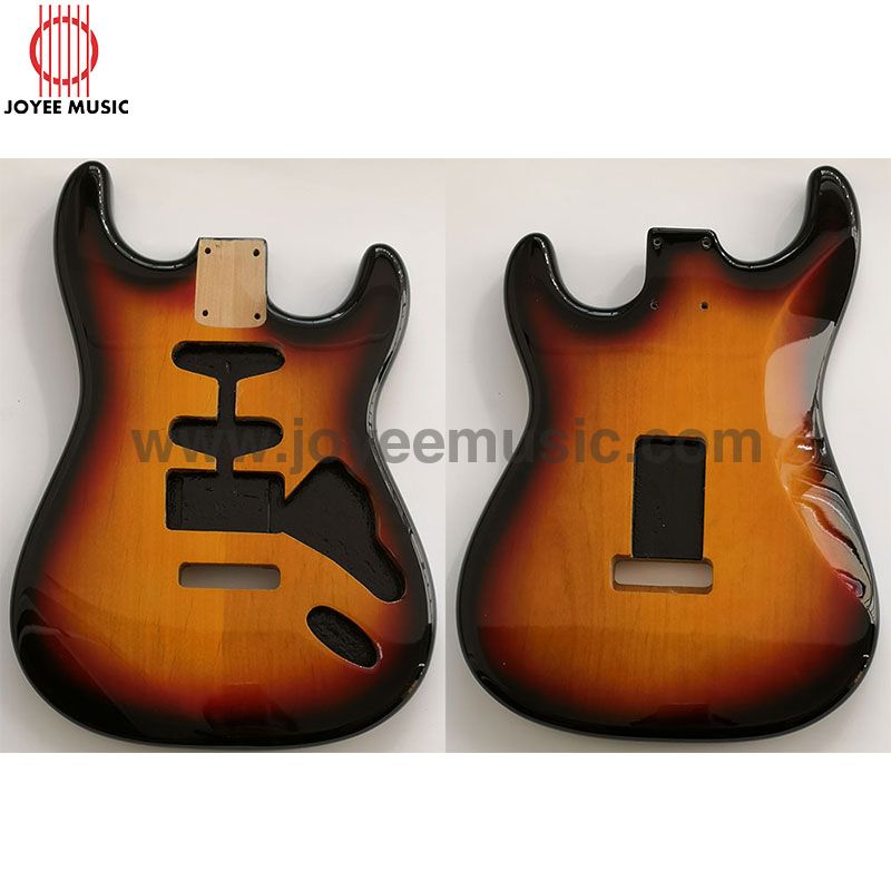 Strat SSH 2 Piece Matched Alder Guitar Body 3 Tone Sunburst