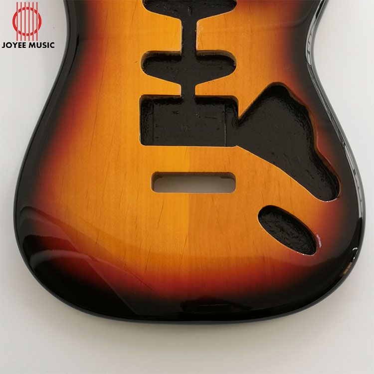 2 Piece Matched Alder Strat SSH Guitar Body 3 Tone Sunburst