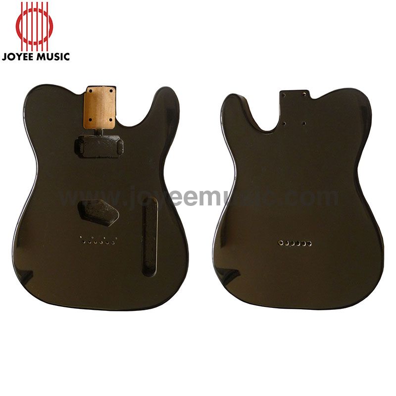 HS Pickup Routed Alder Tele Guitar Body Black Finish