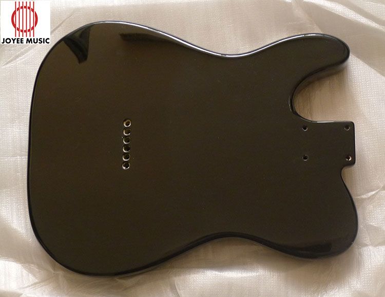 HS Pickup Routed Alder Tele Guitar Body Black Finish