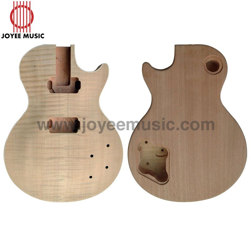 15mm Solid Flamed Maple Top LP Guitar Body