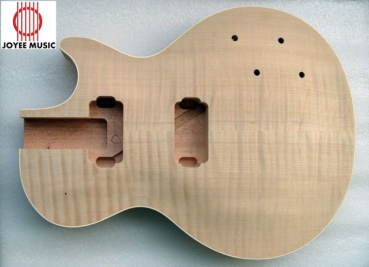 15mm Solid Flamed Maple Top LP Guitar Body
