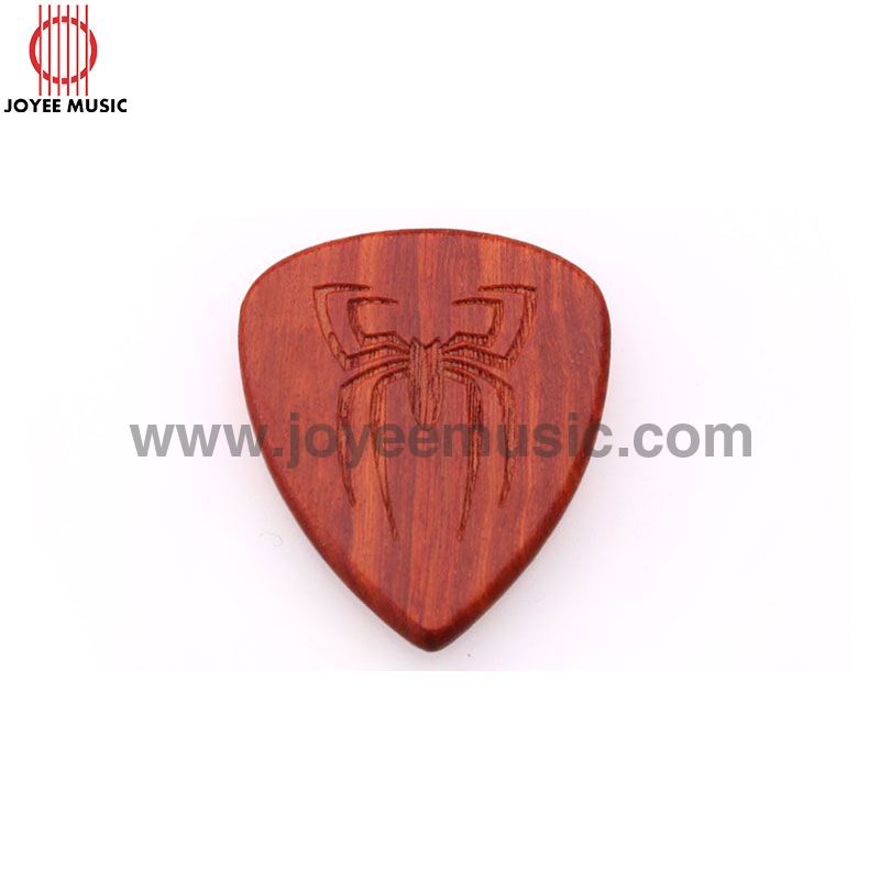 Custom Logo Design Engraved Real Wooden Guitar Picks