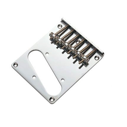 Tele Guitar Bridge Plate 6 Saddles