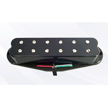 Single Coil Sized Humbucker Pickup 12 Ajustbable Pole Pieces