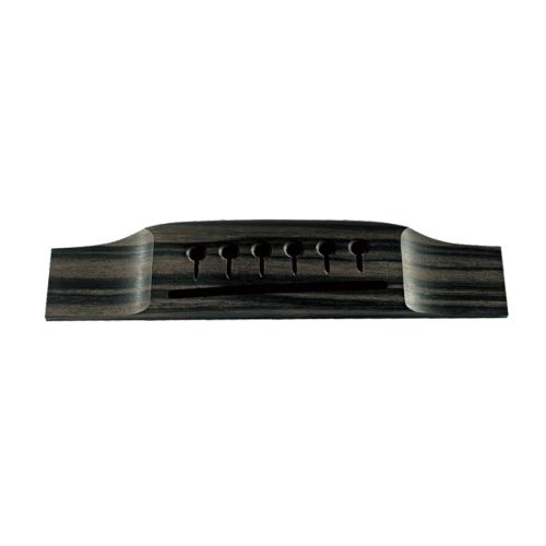 Acoustic Guitar Bridge Standard Striped Ebony