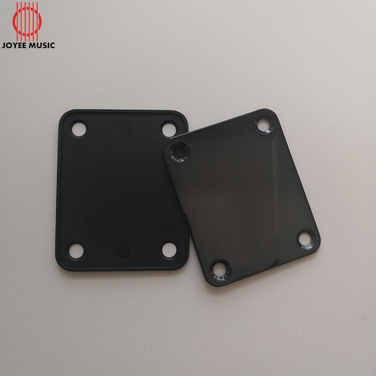 Neck Plate Black for Fender Strat Tele Style Guitar