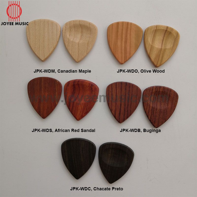 Real Solid Wood Guitar Picks Hot Sale