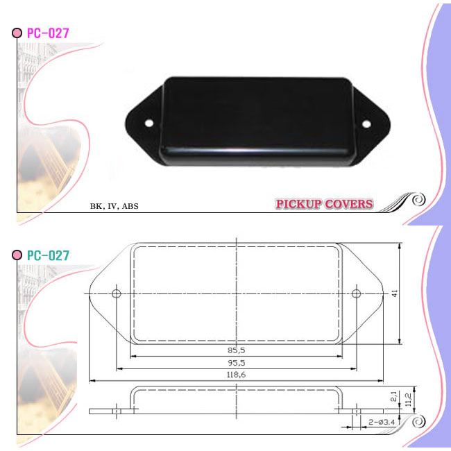 P90 Dogear Style Pickup Cover