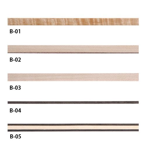 Natural Wood Bindings Purfling Backstrip