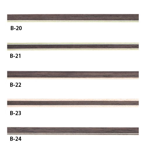 Natural Rosewood Bindings and Backstrips