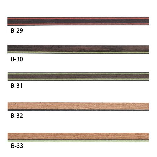 Natural Rosewood and Sapelli Bindings & Backstrips