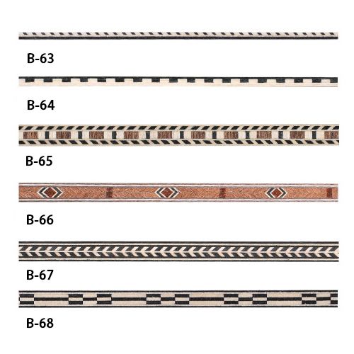 Wood Marquetry Purflings and Backstrips