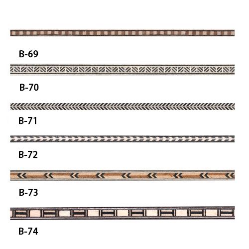 Wood Marquetry Backstrips