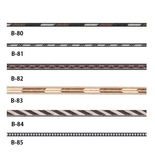 Wood Marquetry Purflings and Backstrips