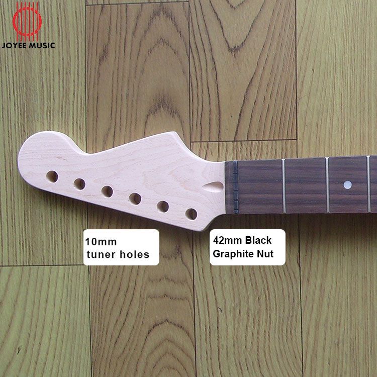 Maple Strat Guitar Neck Rosewood Fretboard Unfinished