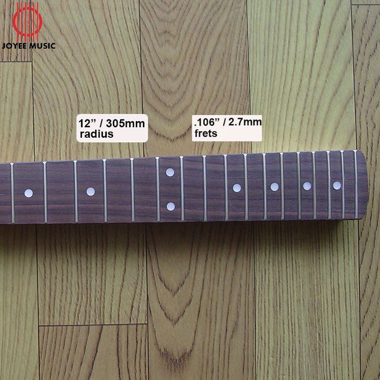 Maple Strat Guitar Neck Rosewood Fretboard Unfinished
