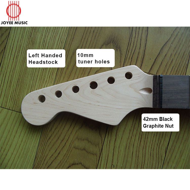 Left Handed Lefty Maple Strat Guitar Neck Unfinished
