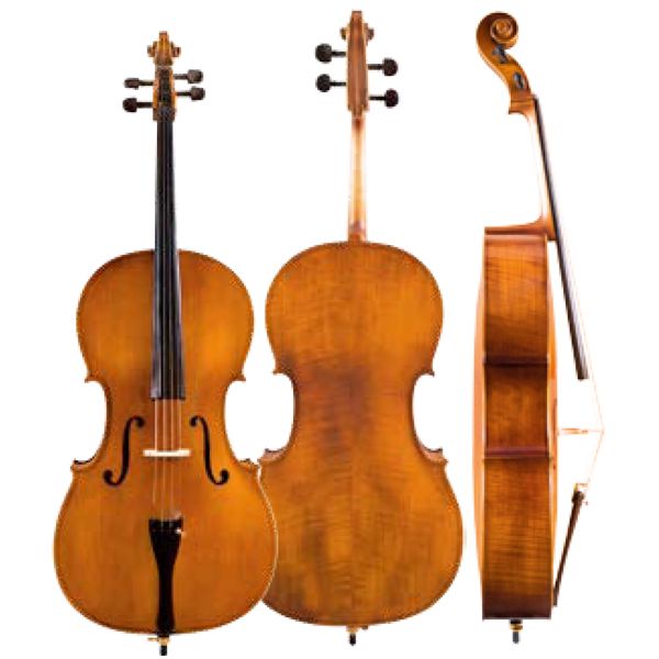 Cello Student Model Flame Maple Plywood Sides & Back