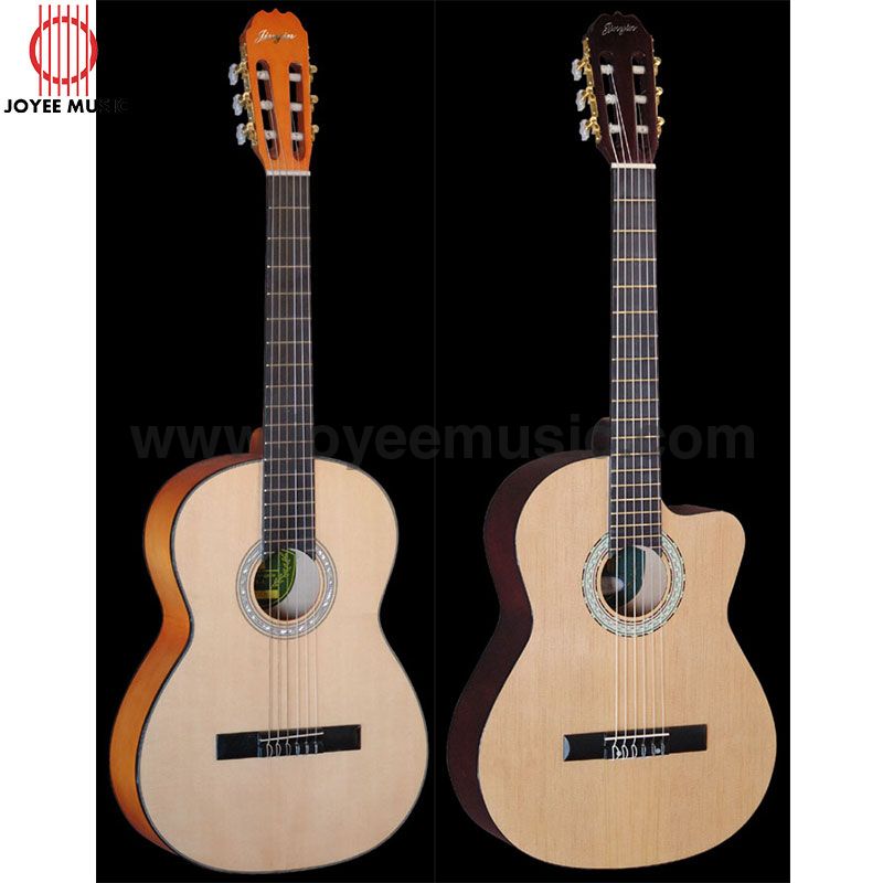 Classical Guitar 39in Student Model Spruce+Linden Body