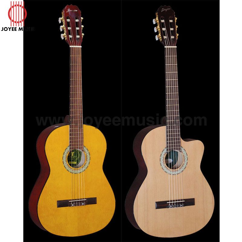 Classical Guitar 39in Student Model Spruce+Linden Body