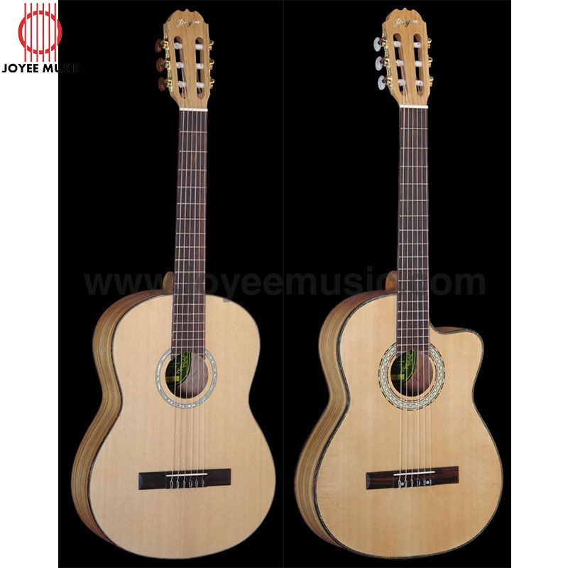 Classical Guitar 39in Student Model Spruce+Zebrawood Body