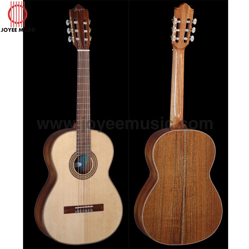 Classical Guitar 39in High Grade Solid Red Pine+Solid Walnut Body