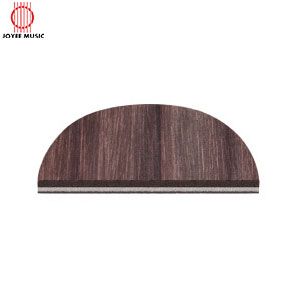 Neck Heel Cap Rosewood 3-ply Half-round Shape