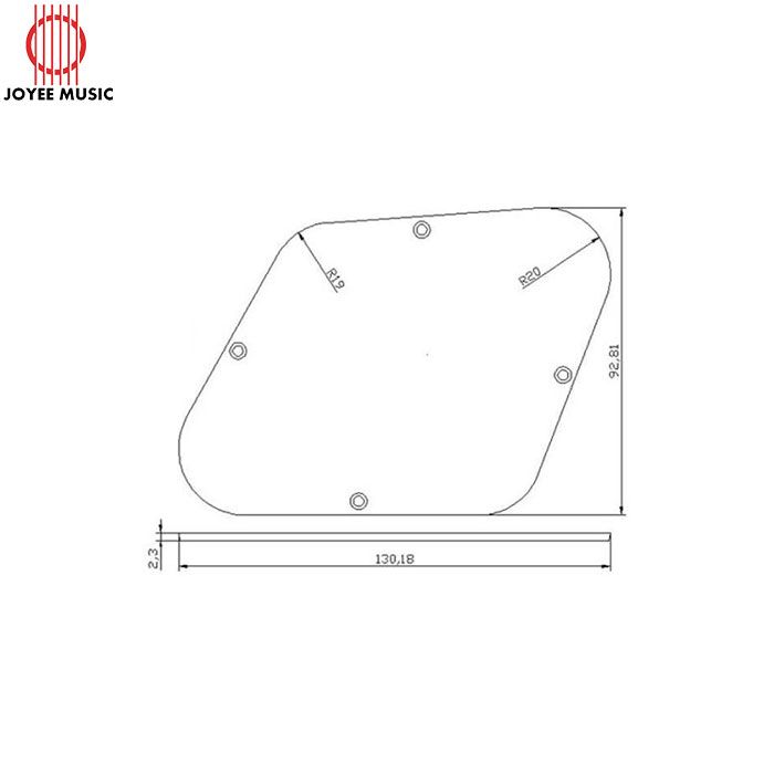 Control Cavity Cover Plate for Les Paul Guitar