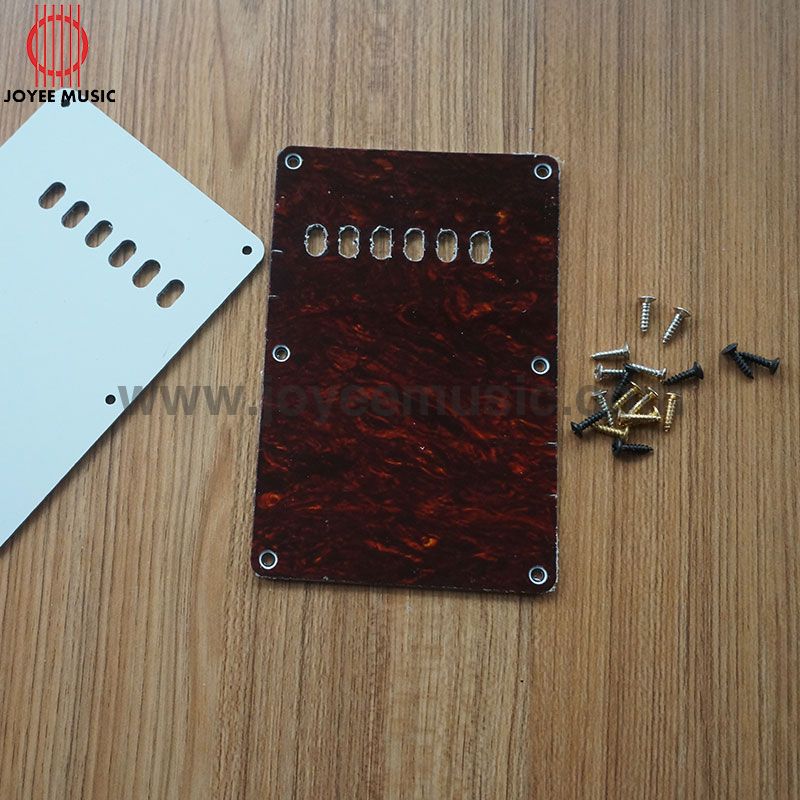 Tremolo Spring Cover Vintage Red Tortoise 3-ply