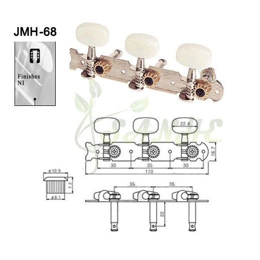 Open Gear Guitar Tuning Machines