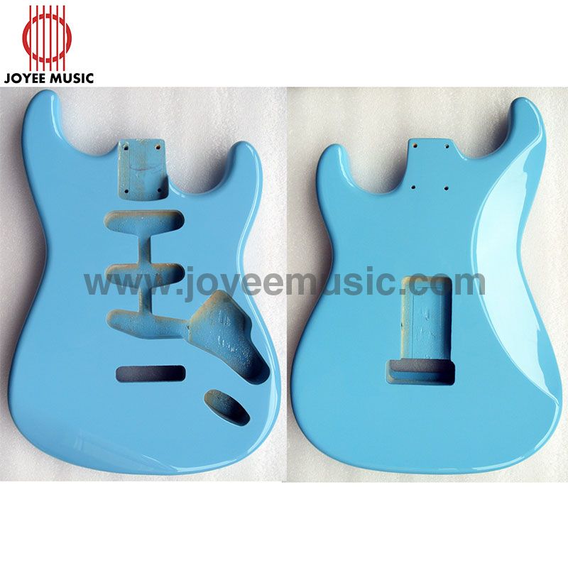 Strat SSS 3 Piece Alder Guitar Body Sonic Blue Finish