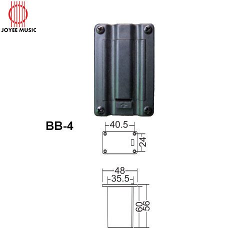 Battery Box for Electric Guitar and Bass