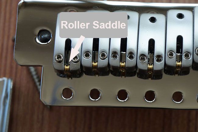 Roller Saddle Strat Guitar Tremolo