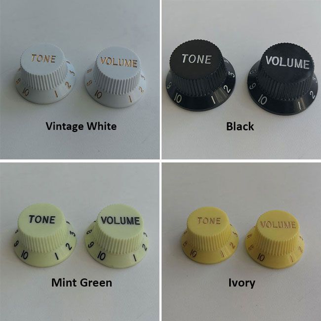 1-10 Strat Guitar Control Knobs