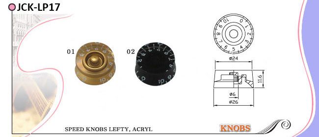 Speed Knobs for Lefty LP SG Guitar