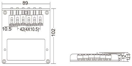 Tele Guitar Bridge