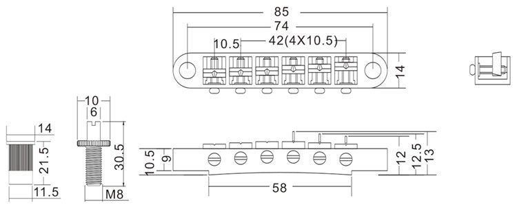 Tune-O-Matic Bridge