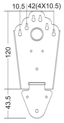 Jazz Guitar Tailpiece