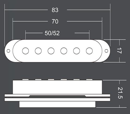 Single Coil Pickup Strait Type