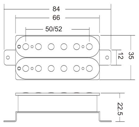 Humbucker Pickup Alnico V Magnet