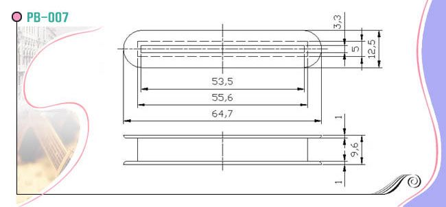 Mini Humbucker Bobbins Blade Polepiece Type