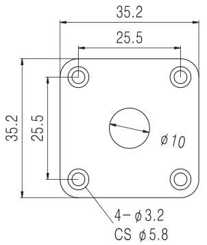 Jack Plate Square Style