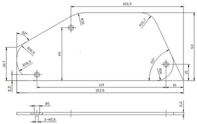 Control Cavity Cover Plate Modern Universal Type