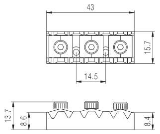 Locking Nut Top Mount 43mm Type