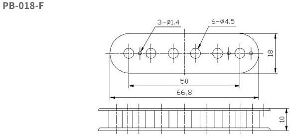 Humbucker Bobbins Slug Side Type