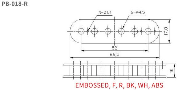 Humbucker Bobbins Slug Side Type