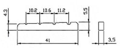 Graphit Nut P Bass Type